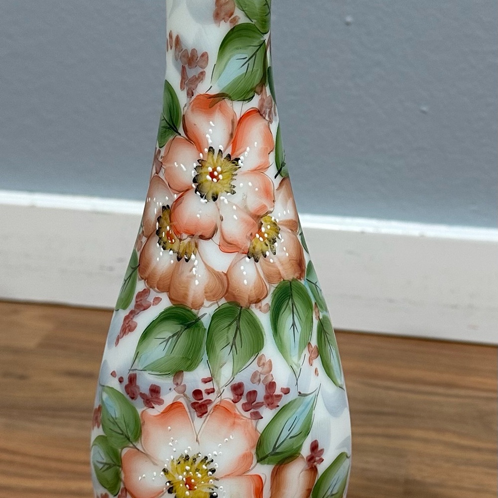 Vintage Hand Painted Spring Vase